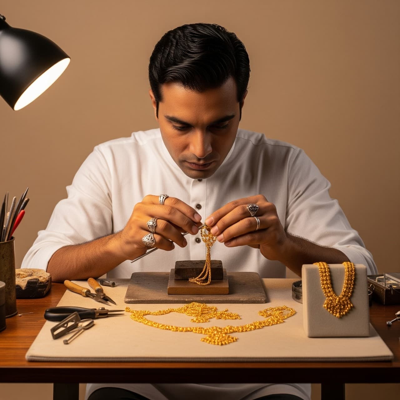 Craftsmanship at Navkaar Jewellers